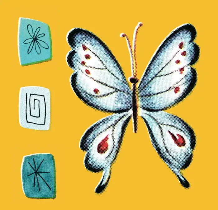 Framed Print : Butterfly pattern Framed Print : Butterfly pattern