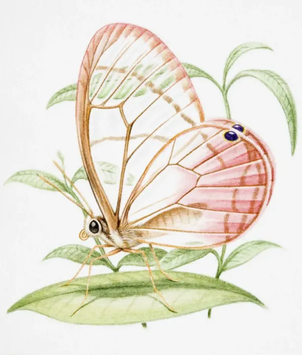 Framed Print : Butterfly standing on green leaf Framed Print : Butterfly standing on green leaf