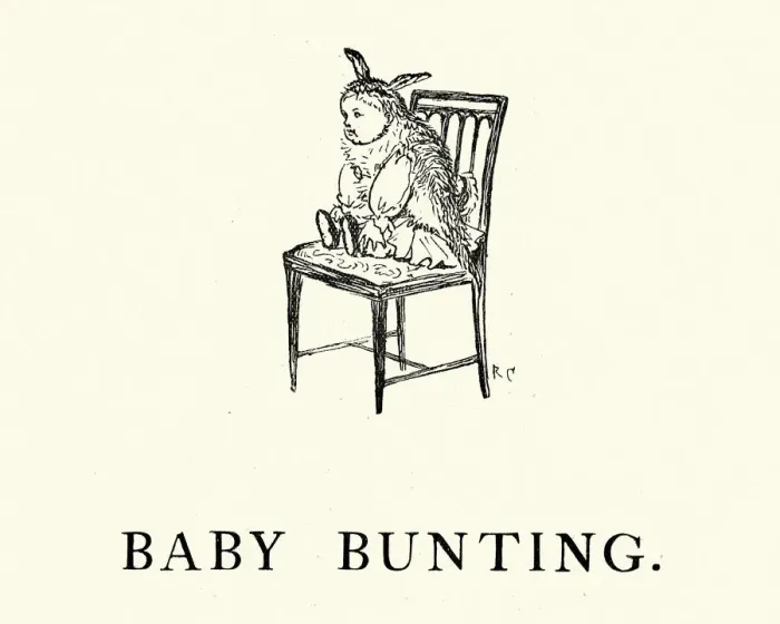 Framed Print : Bye, baby Bunting, Nursery Rhyme Framed Print : Bye, baby Bunting, Nursery Rhyme