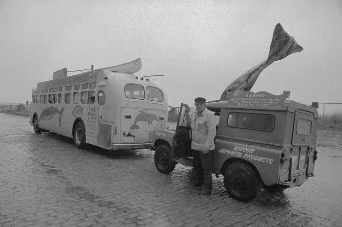 Framed Print : Byrd Baker Standing by Bus Framed Print : Byrd Baker Standing by Bus