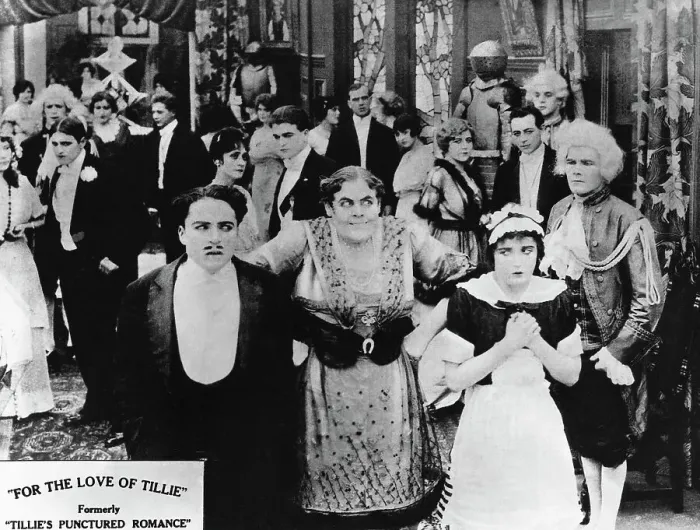 Framed Print : C Chaplin / M Dressler / M Normand In Movie Framed Print : C Chaplin / M Dressler / M Normand In Movie