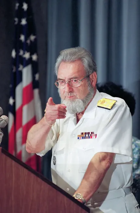 Framed Print : C. Everett Koop Outlining Campaign Framed Print : C. Everett Koop Outlining Campaign