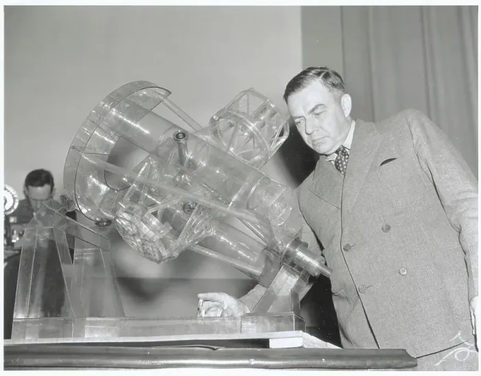Framed Print : C. S. McDowell with Large Model Telescope Framed Print : C. S. McDowell with Large Model Telescope