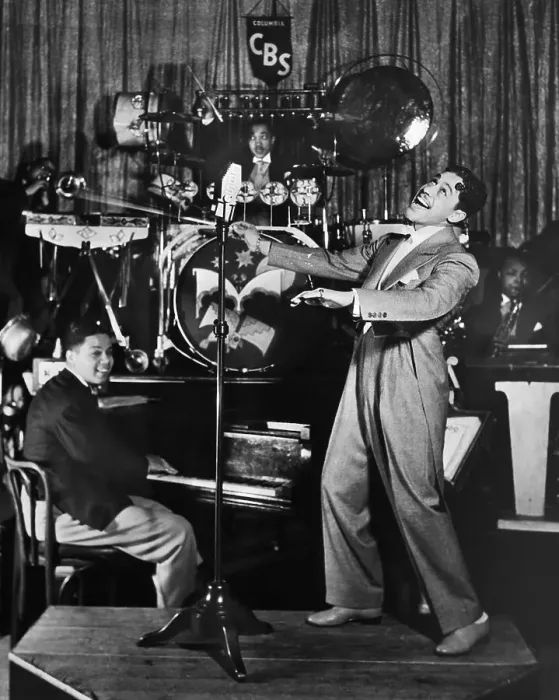 Framed Print : Cab Calloway With His Band Framed Print : Cab Calloway With His Band