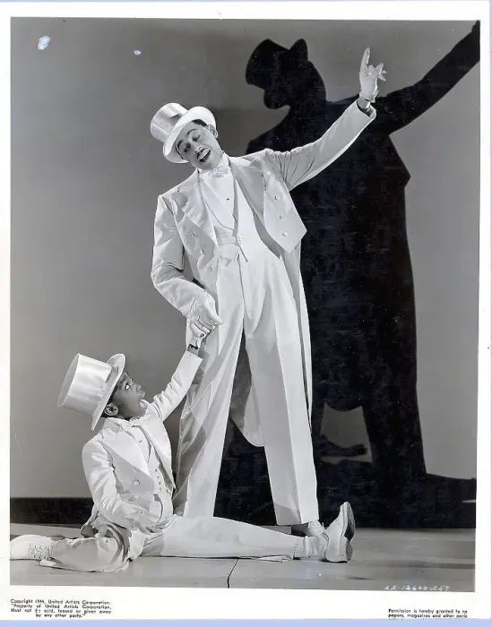Framed Print : Cab Calloway and Young Boy