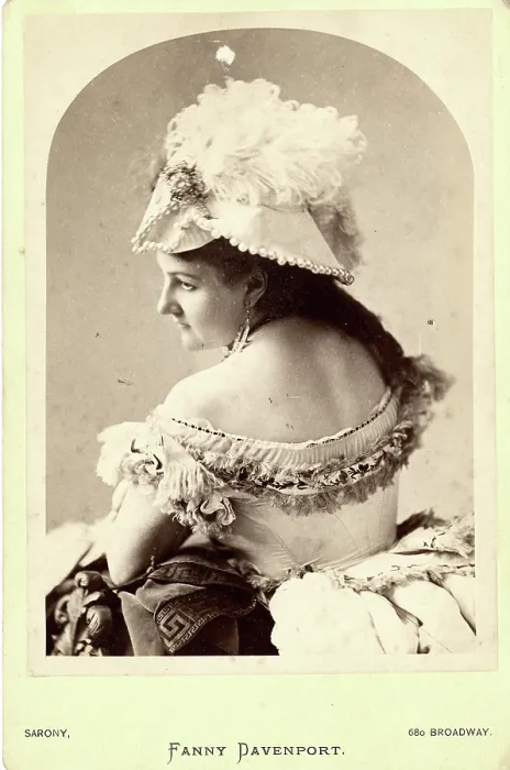 Framed Print : Cabinet Card Portrait of Stage Actress Fanny Davenport Framed Print : Cabinet Card Portrait of Stage Actress Fanny Davenport