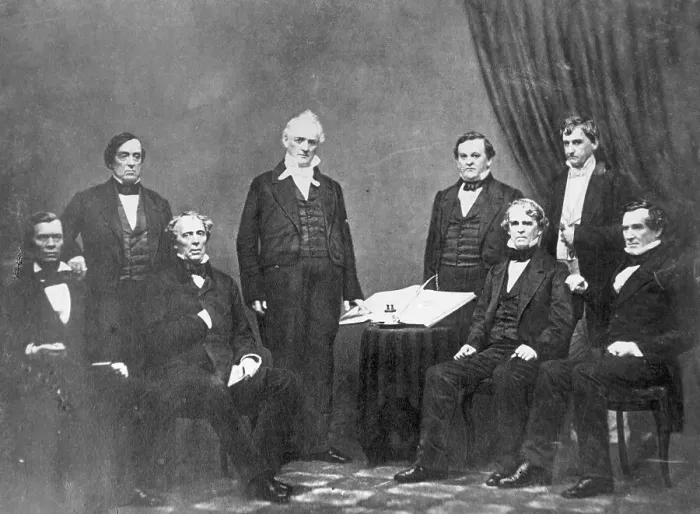 Framed Print : Cabinet Of President James Buchanan Framed Print : Cabinet Of President James Buchanan