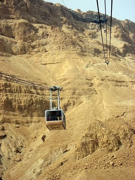 Cable car to Masada, Israel