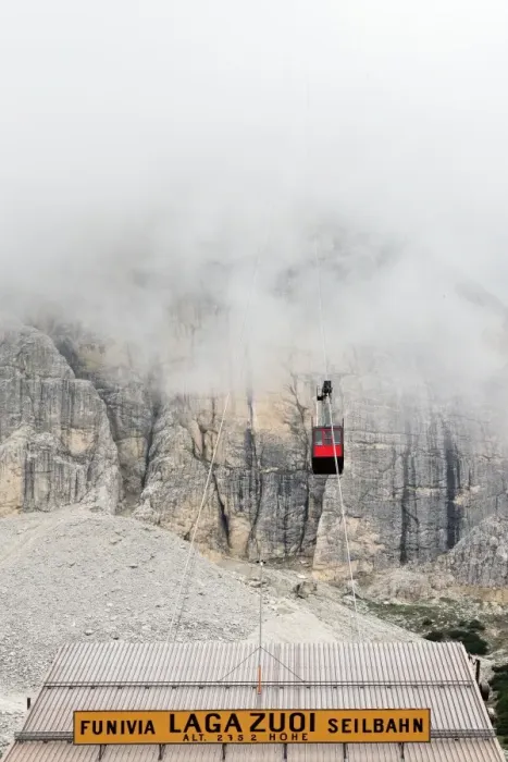 Framed Print : Cable car station at Falzarego Pass, Dolomites Framed Print : Cable car station at Falzarego Pass, Dolomites