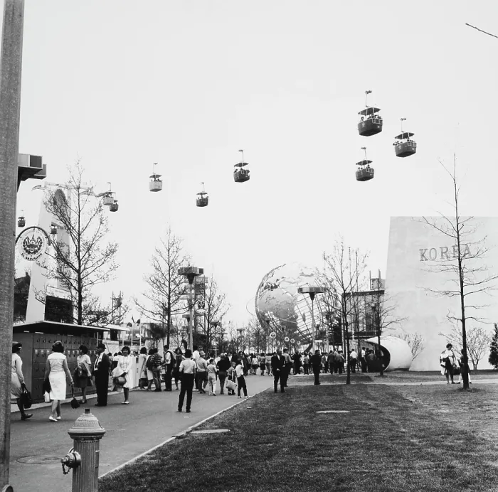 Framed Print : Cable Cars At New York World's Fair Framed Print : Cable Cars At New York World's Fair