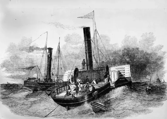 Framed Print : Cable Laying Framed Print : Cable Laying