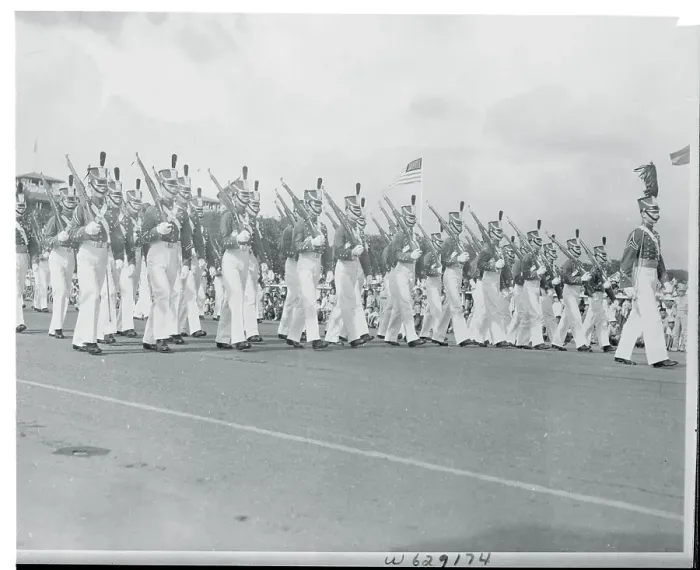 Framed Print : Cadet Soldier Formation Marching in Parade Framed Print : Cadet Soldier Formation Marching in Parade