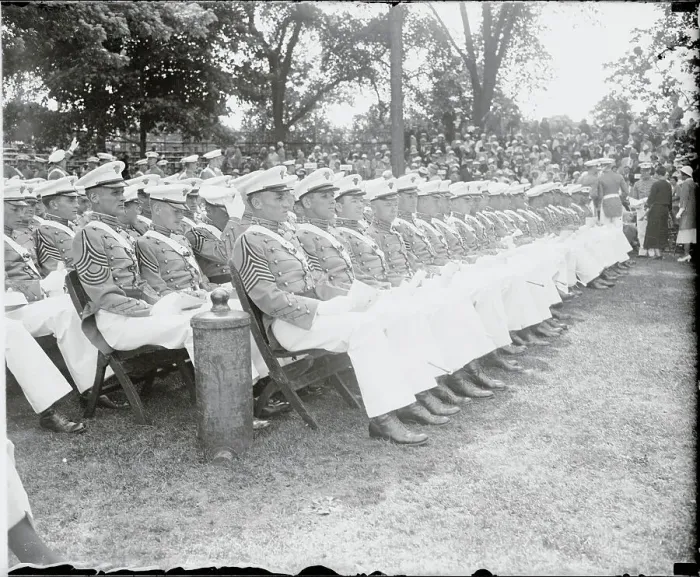 Framed Print : Cadets Attending Commencement Framed Print : Cadets Attending Commencement