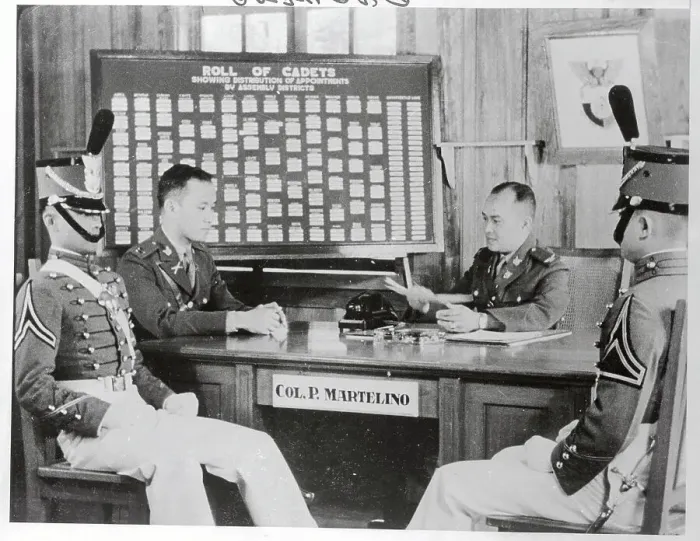 Framed Print : Cadets in Office of Philippine West Point Commander Framed Print : Cadets in Office of Philippine West Point Commander