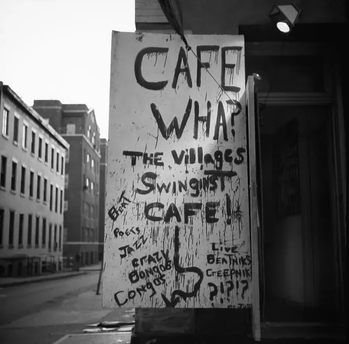 Framed Print : Cafe Wha? Sign in Greenwich Village Framed Print : Cafe Wha? Sign in Greenwich Village