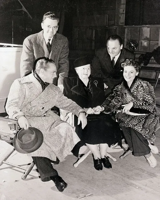 Framed Print : Cagney Family on Movie Set Framed Print : Cagney Family on Movie Set