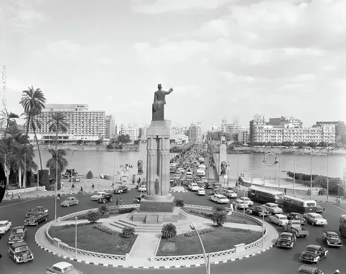 Framed Print : Cairo:Traffic Along the El Tahrir Bridge Framed Print : Cairo:Traffic Along the El Tahrir Bridge