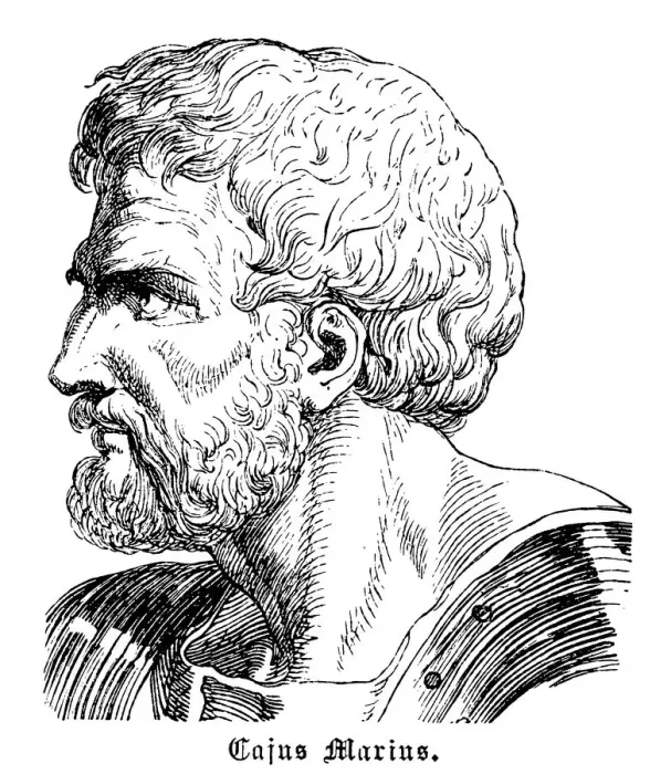 Framed Print : Caius Marius, 157-86 B. C Framed Print : Caius Marius, 157-86 B. C