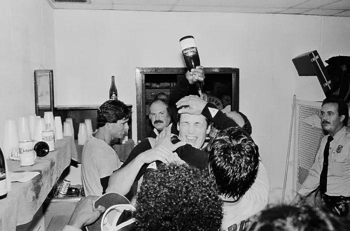 Framed Print : Cal Ripken Jr. Being Covered / Champagne Framed Print : Cal Ripken Jr. Being Covered / Champagne