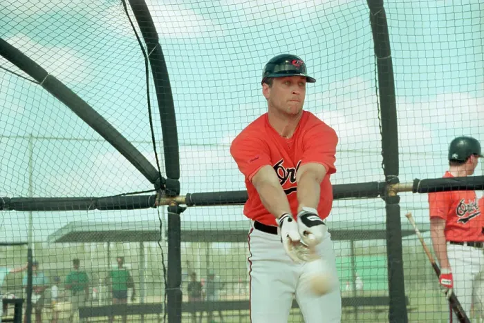 Framed Print : Cal Ripkin In Batting Cage Framed Print : Cal Ripkin In Batting Cage