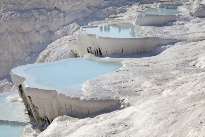 Framed Print : Calcium formations of Pamukkale, UNESCO World Heritage Site, Turkey Framed Print : Calcium formations of Pamukkale, UNESCO World Heritage Site, Turkey