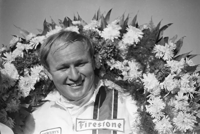 Framed Print : Cale Yarborough After Winning Race Framed Print : Cale Yarborough After Winning Race