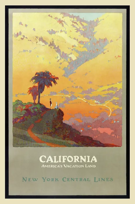 Framed Print : California, America's Vacation Land Framed Print : California, America's Vacation Land