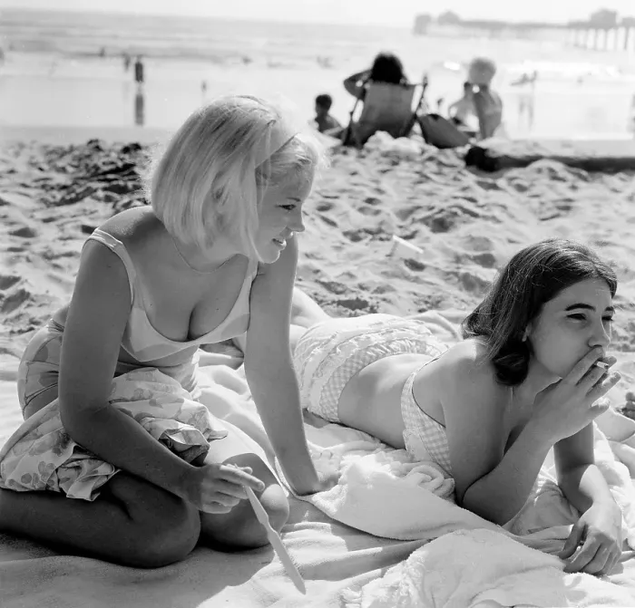 Framed Print : California Beach Girls Framed Print : California Beach Girls