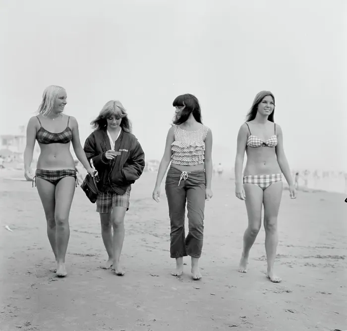 California Beach Girls Print, Santa Monica, 1965. Art Prints