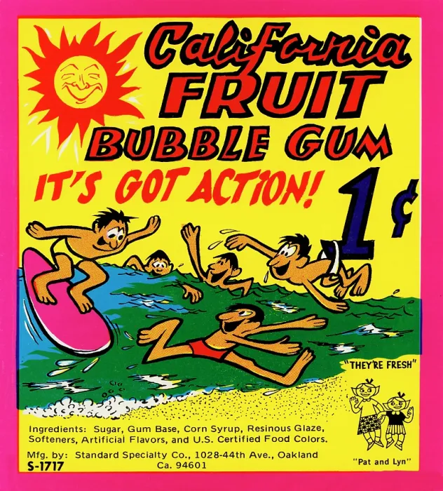 Framed Print : California Fruit Bubble Gum Framed Print : California Fruit Bubble Gum
