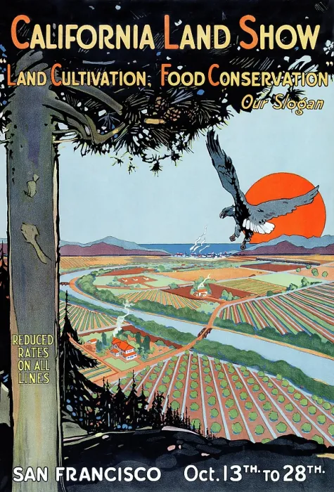 Framed Print : California Land Show / San Francisco. Oct. 13th to 28th Framed Print : California Land Show / San Francisco. Oct. 13th to 28th