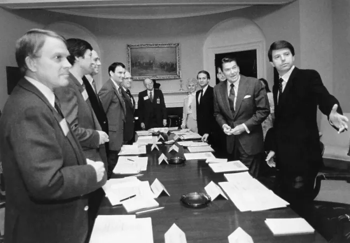 Framed Print : California Lt. Governor Mike Curb, 21 Other Lt. Governors Meet with President Reagan Framed Print : California Lt. Governor Mike Curb, 21 Other Lt. Governors Meet with President Reagan
