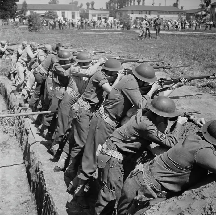 Framed Print : California State Guard, 1942 Framed Print : California State Guard, 1942