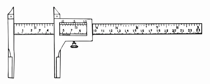 Framed Print : caliper. Antique illustration of a caliper Framed Print : caliper. Antique illustration of a caliper