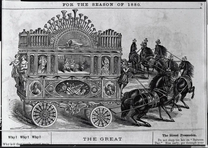 Framed Print : Calliope Being Drawn by Six Horses Framed Print : Calliope Being Drawn by Six Horses