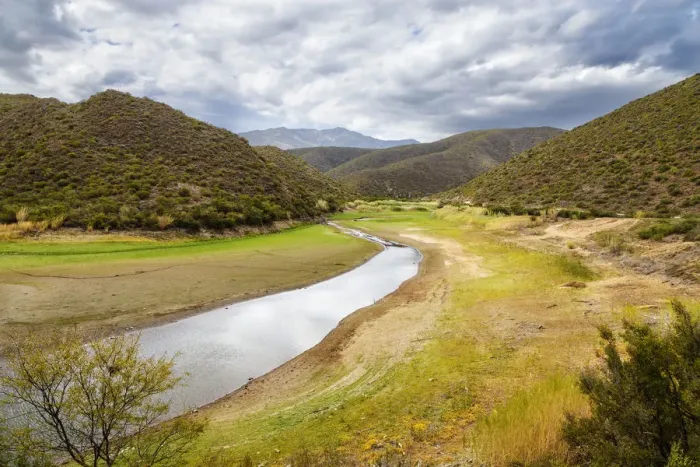 Framed Print : The Caltzdorp river valley Framed Print : The Caltzdorp river valley