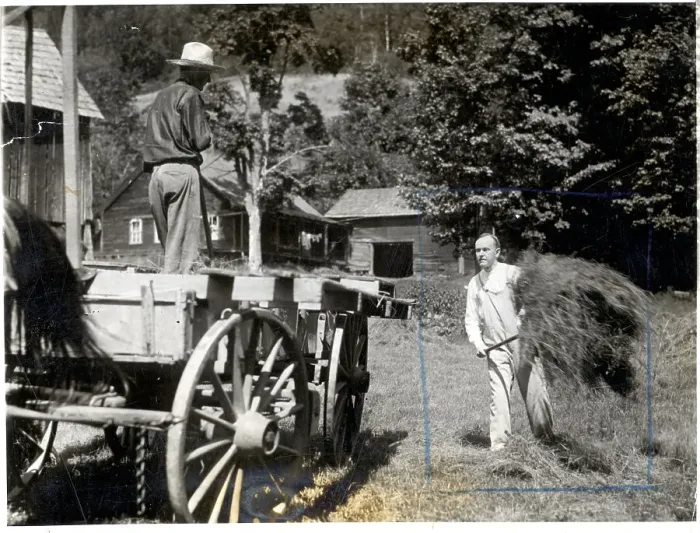 Framed Print : Calvin Coolidge On Blanchard Farm Framed Print : Calvin Coolidge On Blanchard Farm