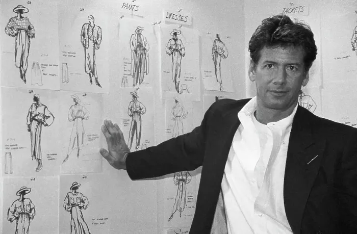 Framed Print : Calvin Klein Standing by Sketches Framed Print : Calvin Klein Standing by Sketches
