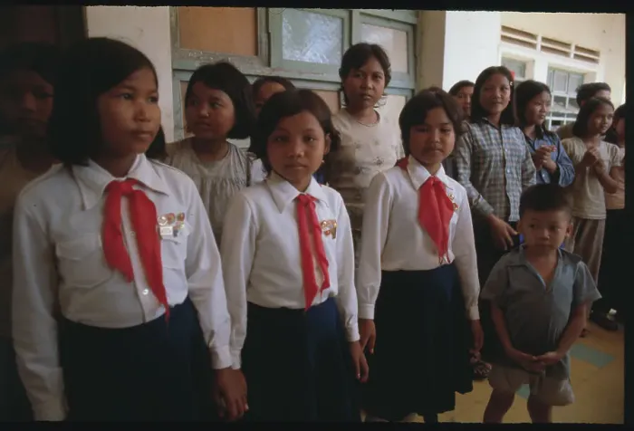 Framed Print : Cambodian Children