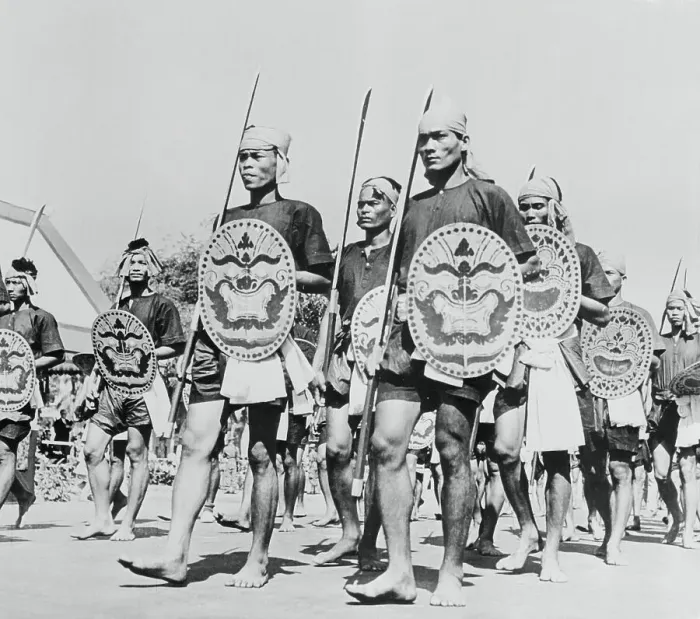Framed Print : Cambodian Men Wearing Costumes of Khmer Warriors Framed Print : Cambodian Men Wearing Costumes of Khmer Warriors