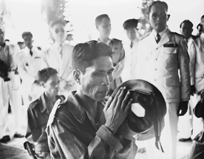 Framed Print : Cambodian Military Leader Framed Print : Cambodian Military Leader