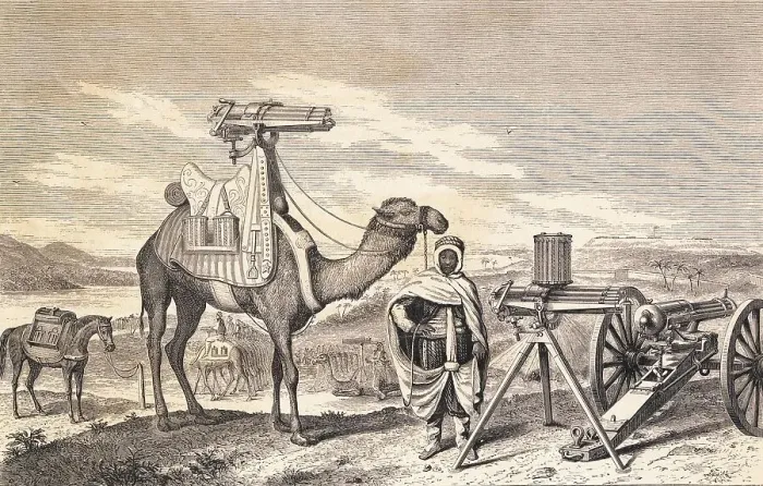 Framed Print : Camel Carrying Machine Gun Framed Print : Camel Carrying Machine Gun