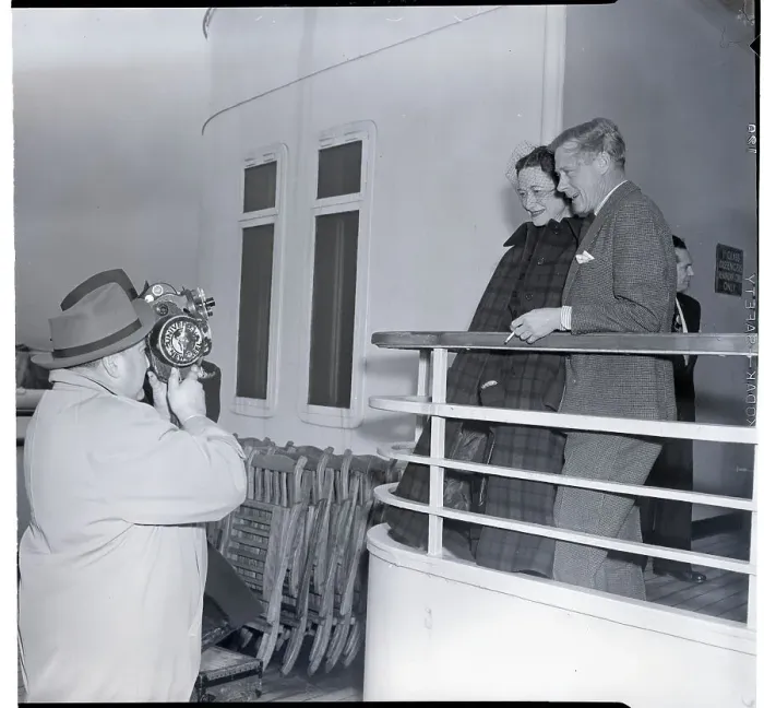 Framed Print : Cameraman Focused On Duke, Duchess of Windsor