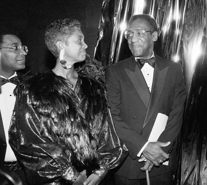 Framed Print : Bill and Camille Cosby Smile at Each Other Framed Print : Bill and Camille Cosby Smile at Each Other