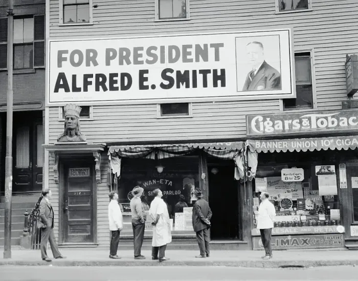 Framed Print : Campaign Headquarters for Alfred E. Smith Framed Print : Campaign Headquarters for Alfred E. Smith