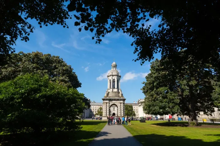 Framed Print : Campanile in Trinity College, Dublin City, Ireland Framed Print : Campanile in Trinity College, Dublin City, Ireland
