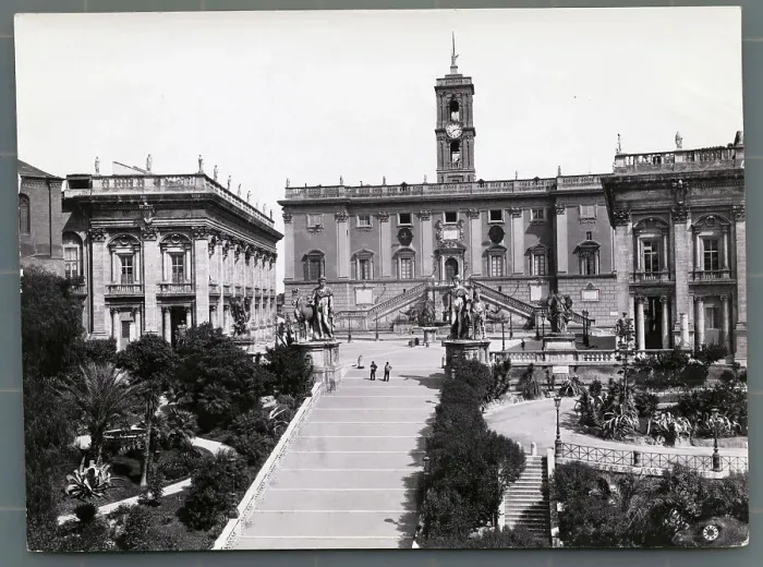 Framed Print : Campi Doglio with Statue of Marcus Aurelius