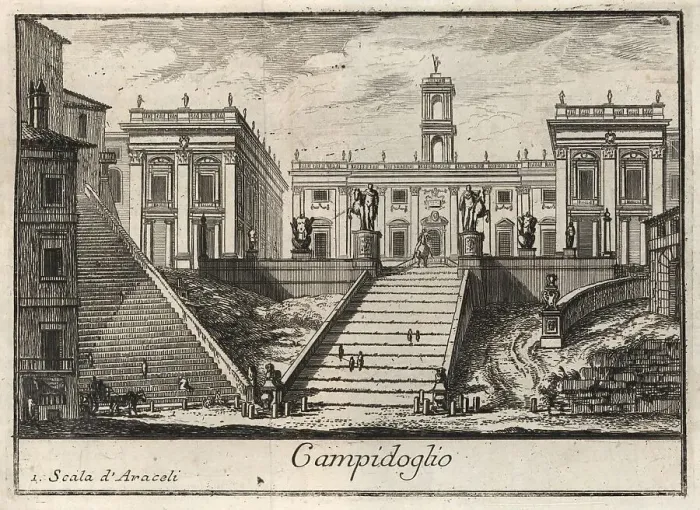 Framed Print : Campidoglio, Capitol, 1767, Rome, Italy, digital reproduction of an 18th century original, original date unknown Framed Print : Campidoglio, Capitol, 1767, Rome, Italy, digital reproduction of an 18th century original, original date unknown