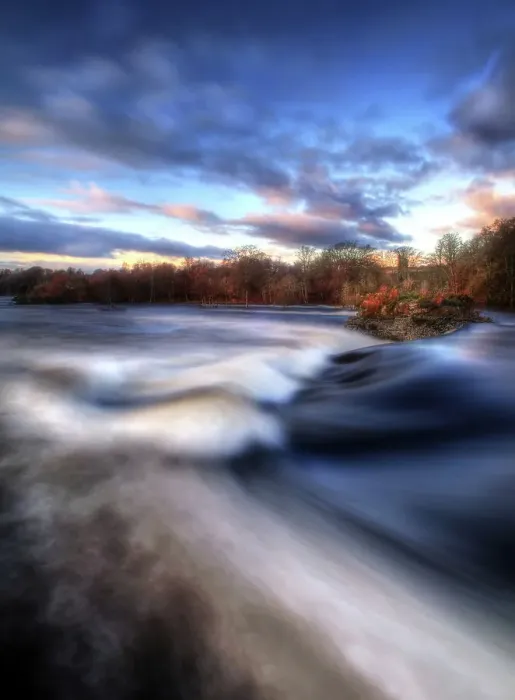 Framed Print : Campsie Linn waterfall on river tay Scotland Framed Print : Campsie Linn waterfall on river tay Scotland