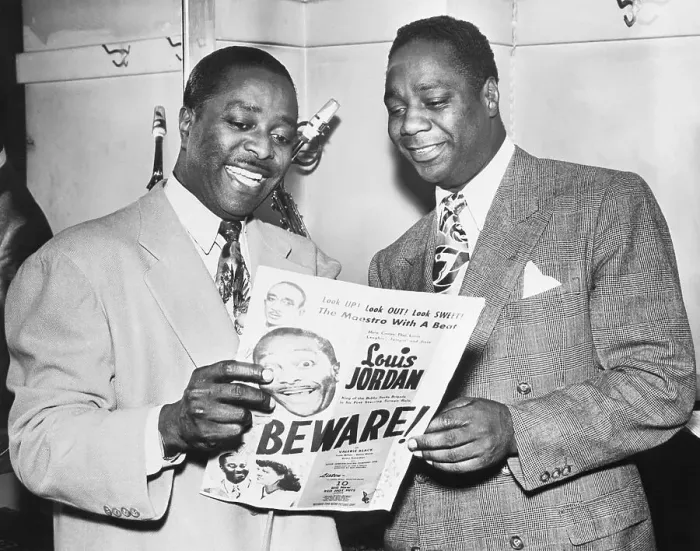 Framed Print : Canada Lee And Louis Jordan Look At Prog Framed Print : Canada Lee And Louis Jordan Look At Prog